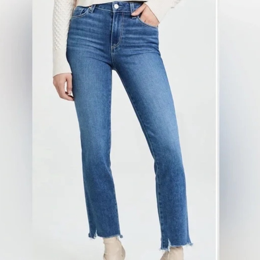 PAIGE cindy destroyed hem jeans